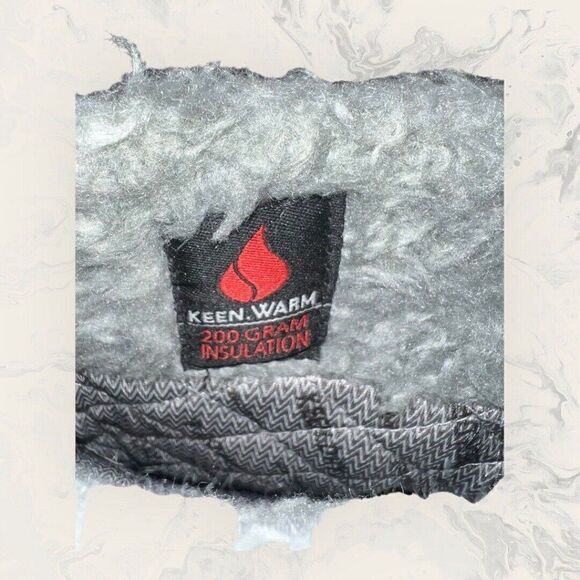 Keen Dry Warm 200 Gram Insulated Waterproof Ivory Gray Snow Boots Women Size 6 - Picture 8 of 11